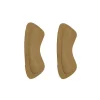 1 par gele hælpuder i beige microfiber