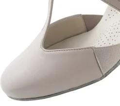 Beige skind Naia dame dansesko Werner Kern