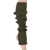 Benvarmere ribstrik oliven 65 cm Seré