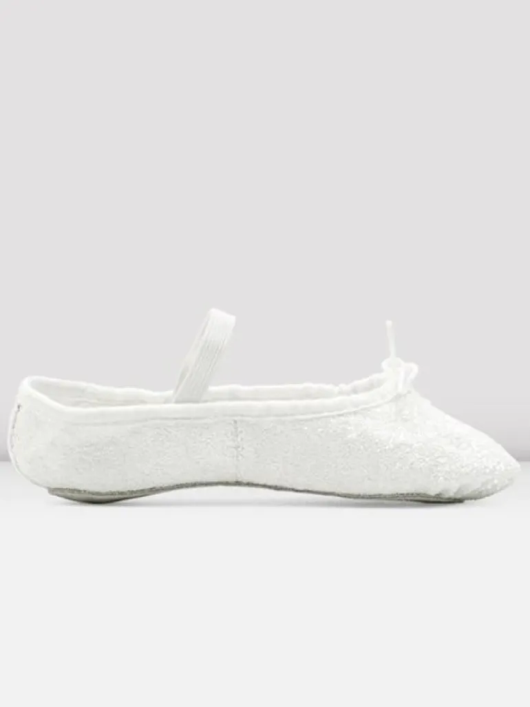 Bloch hvid skind glimmer balletsko