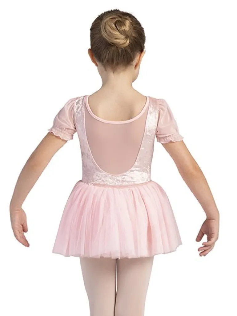 Bloch rosa tutudragt med velour
