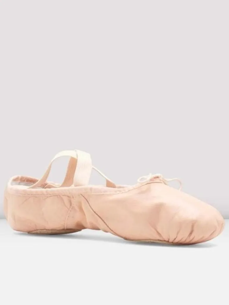 Bloch springsko/ soft balletsko rosa splitsål - Børn