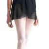 Capezio sort chiffon wrap skirt