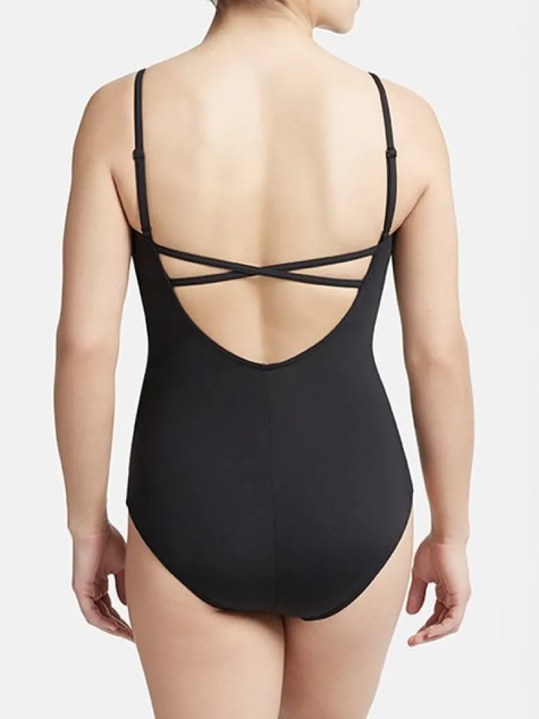 Capezio sort dragt m/indbygget C - D bh cup