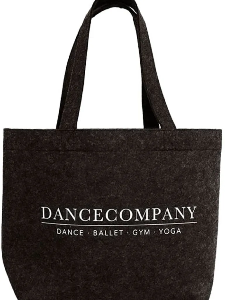 Dancecompany koksgrå filt net med tryk