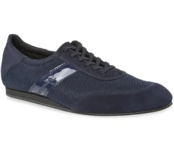 Diamant mørkeblå dansesneaker vario spin sål til herrer