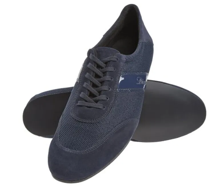 Diamant mørkeblå dansesneaker vario spin sål til herrer