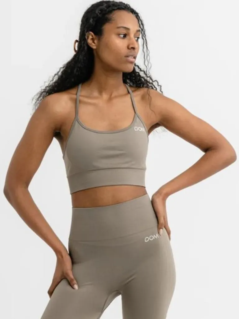 Drop of mindfulness seamless sports top salvie grøn