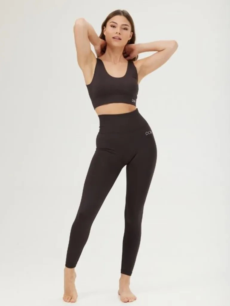 Drop of mindfulness seamless leggings i brun