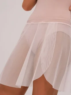 Grishko tea rosa pull on faux wrap skørt
