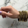 Guld rhinsten armbånd