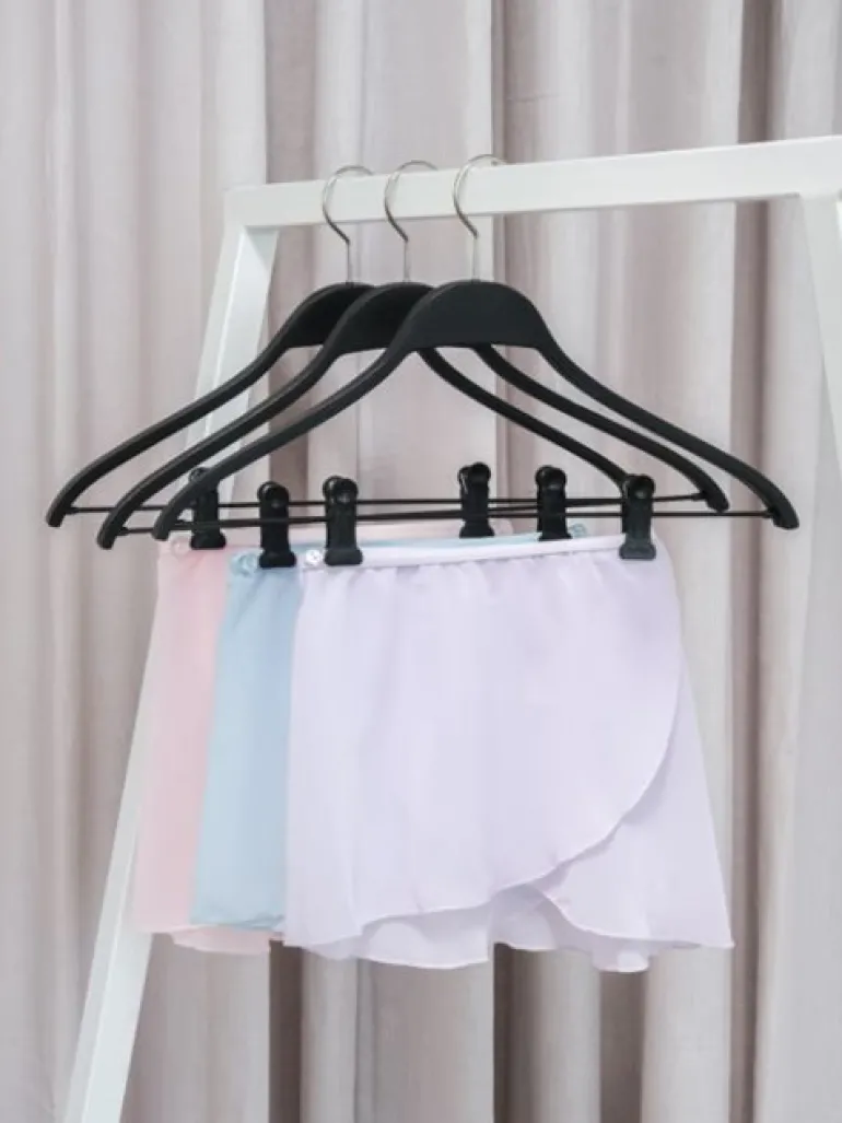 Hvid chiffon skirt piger Capezio