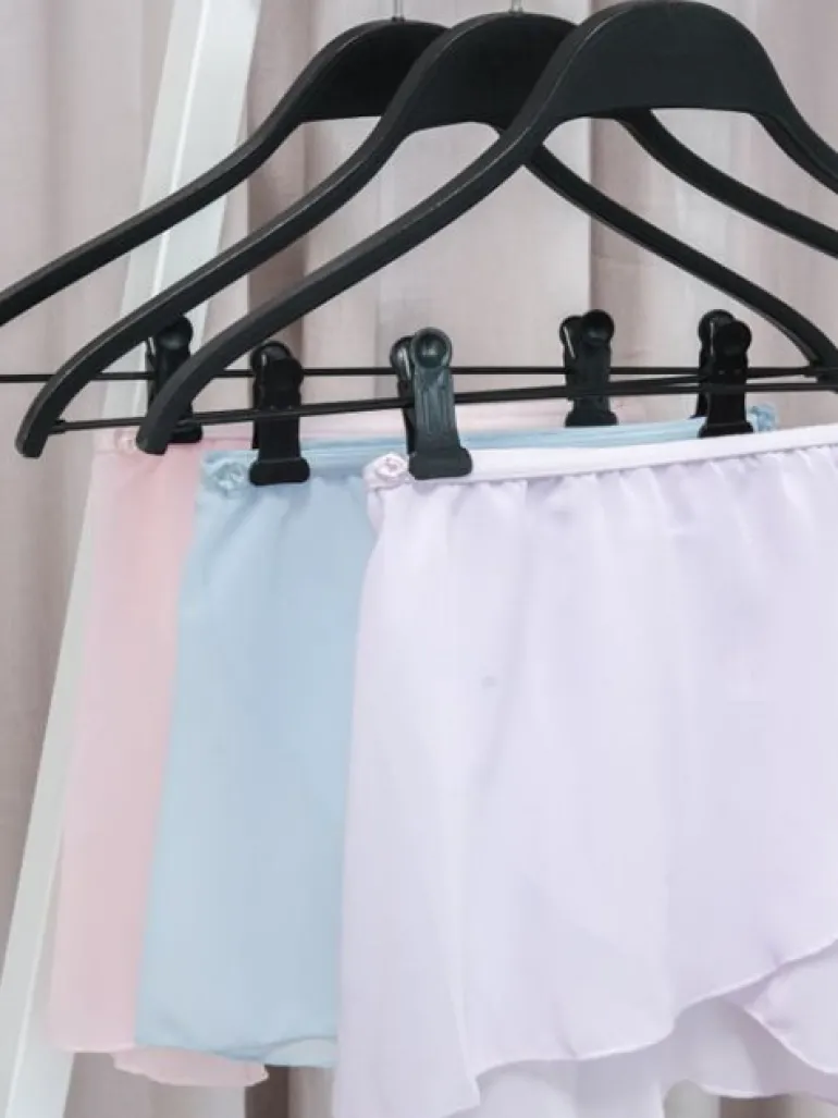 Lyseblå chiffon skirt børn Capezio