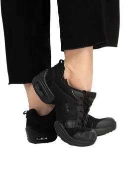 PEBBLE Rumpf dansesneaker sort mesh