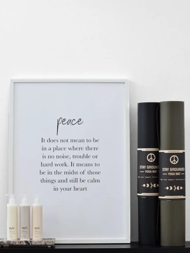 Plakat med citat - Peace
