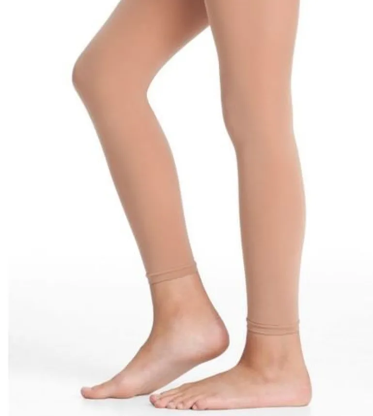 Pridance lys brun tights uden fødder - 3 PAR DKK 250