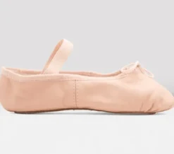 Rosa balletsko/springsko i skind m.fuldsål Bloch
