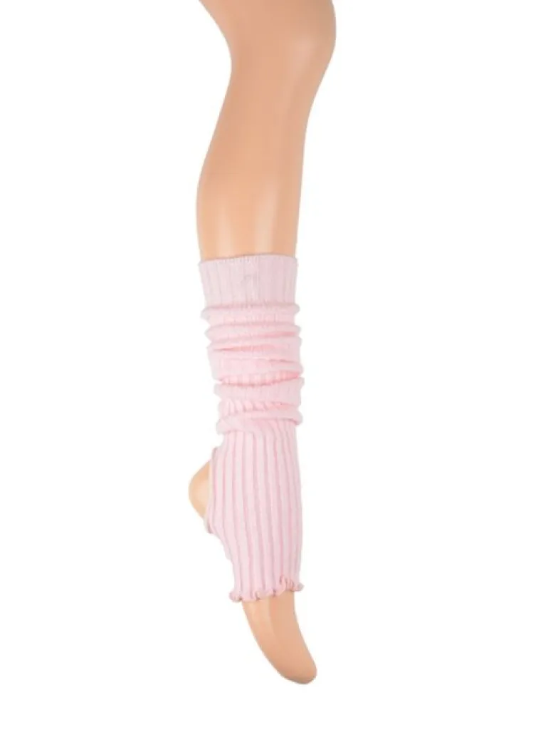 Rosa benvarmere til ballet og dans - 60 CM