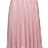 Rosa langt pull on mesh skørt fra Mara Dancewear