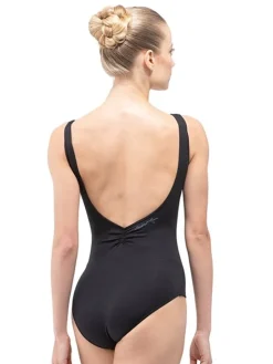Sort balletdragt med mesh og broderi fra BalletRosa
