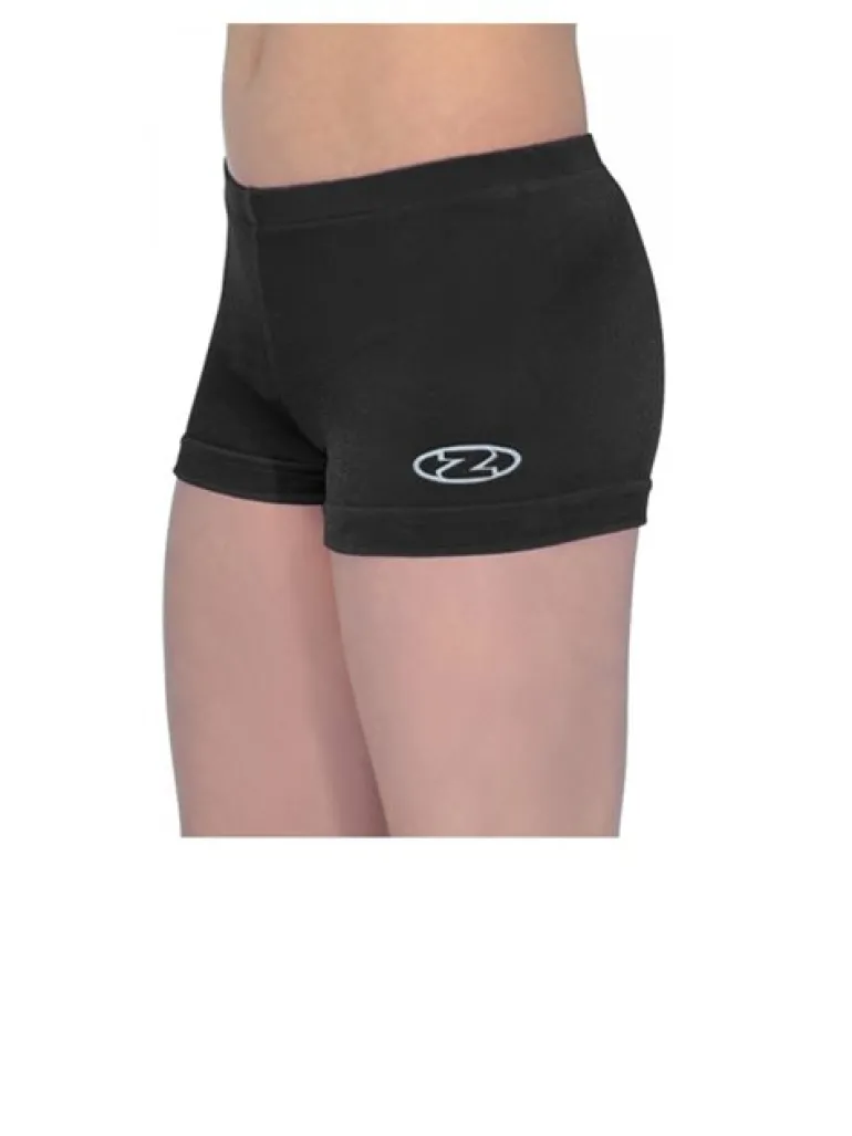 Sorte basic velour shorts til piger gym The zone