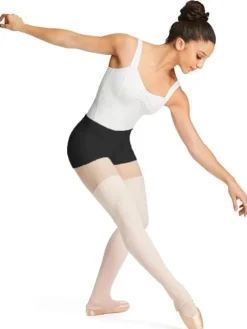 sorte strik shorts til teen og damer Capezio