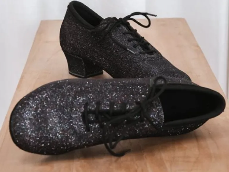 Træningsdansesko fra Diamant i multicolor glimmer til damer